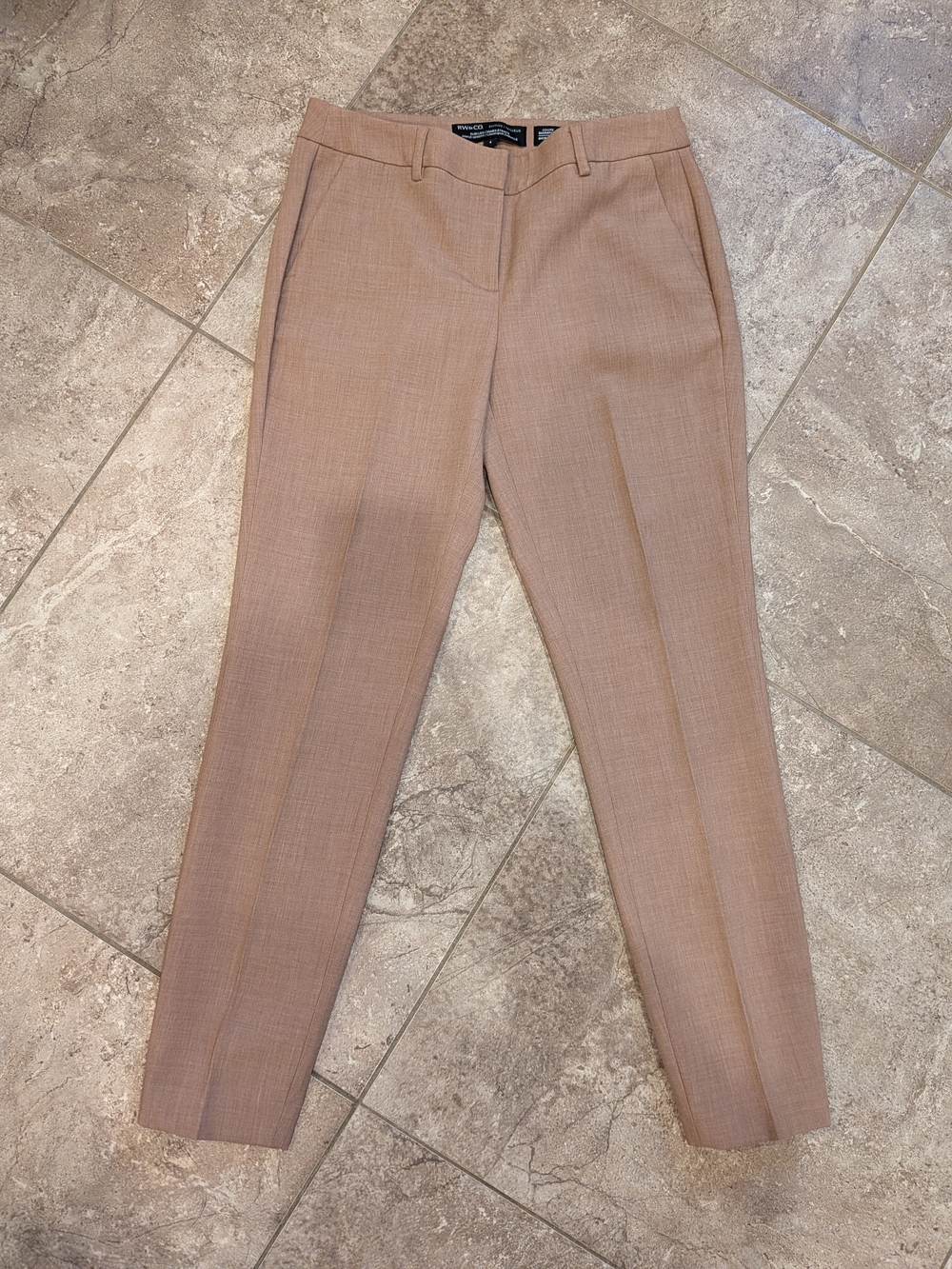 Camel ankle trousers
